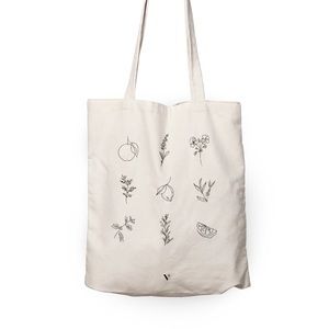 VITRUVI Botanical Tote NEW organic cotton